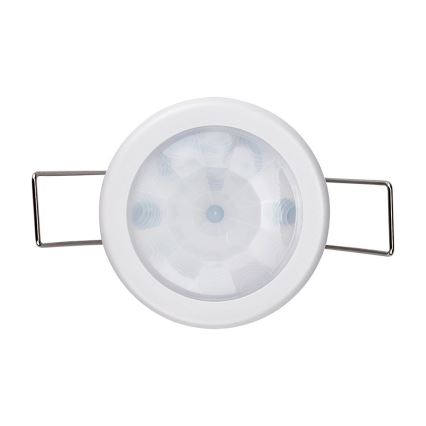 Infälld rörelsesensor PIR 360° 400W/230V vit