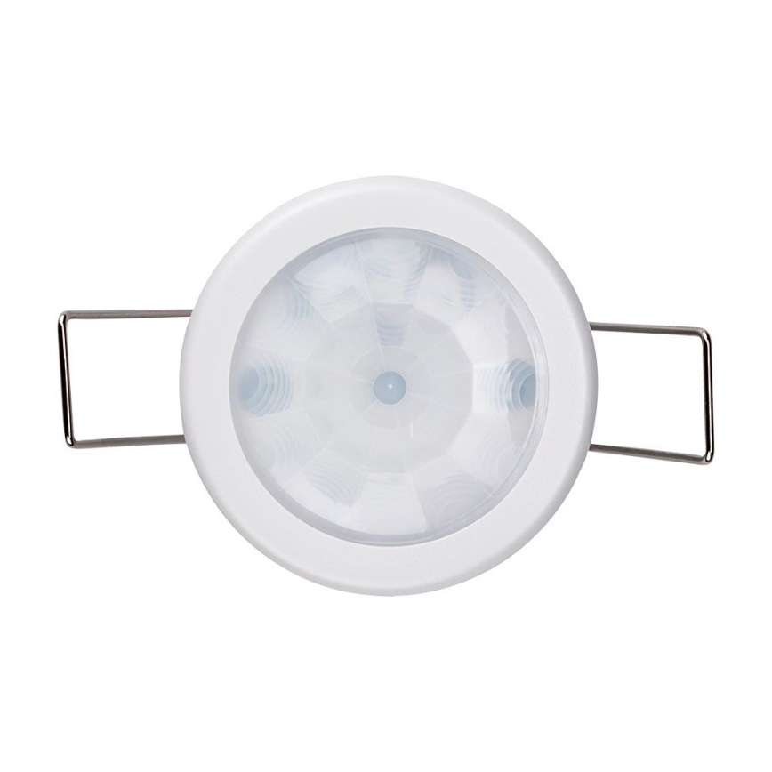 Infälld rörelsesensor PIR 360° 400W/230V vit