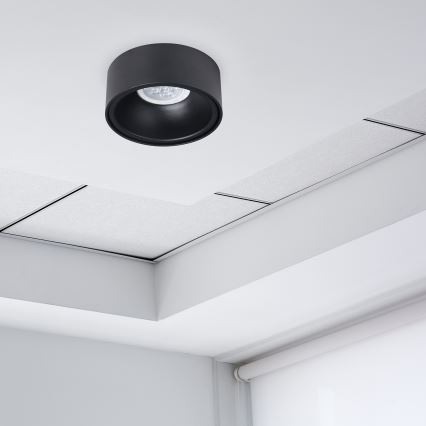 Infälld spotlight  BALI 1xGU5,3/MR16/25W/12V rund  svart