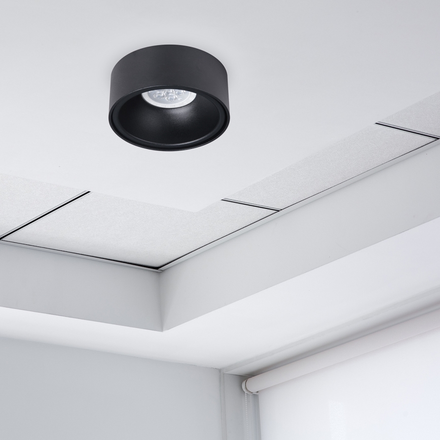 Infälld spotlight  BALI 1xGU5,3/MR16/25W/12V rund  svart