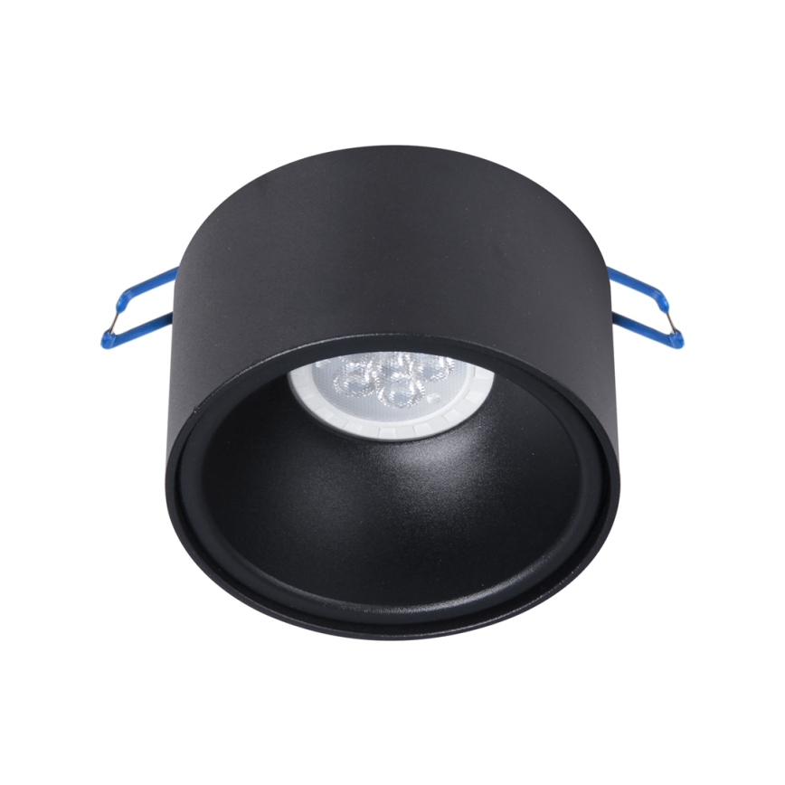 Infälld spotlight  BALI 1xGU5,3/MR16/25W/12V rund  svart