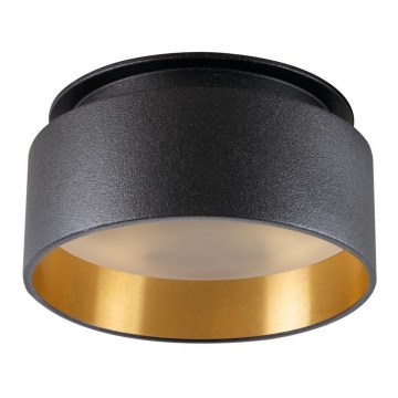 Infälld spotlight GOVIK GU10/10W svart/guld