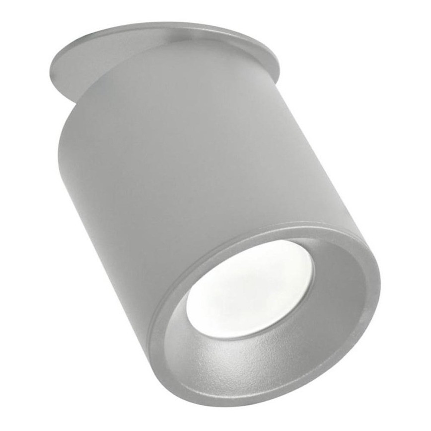 Infälld spotlight HARON 1xGU10/10W/230V grå