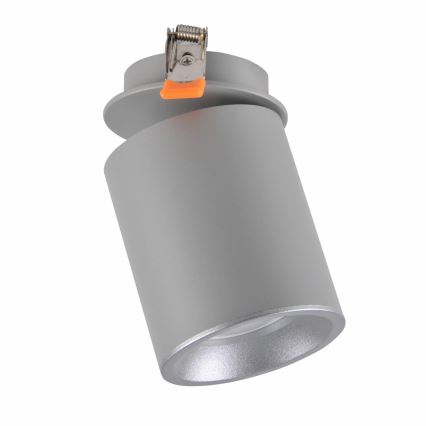 Infälld spotlight HARON 1xGU10/10W/230V grå