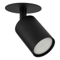 Infälld spotlight NEX 1xGU10/10W/230V svart