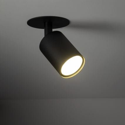 Infälld spotlight NEX 1xGU10/10W/230V svart