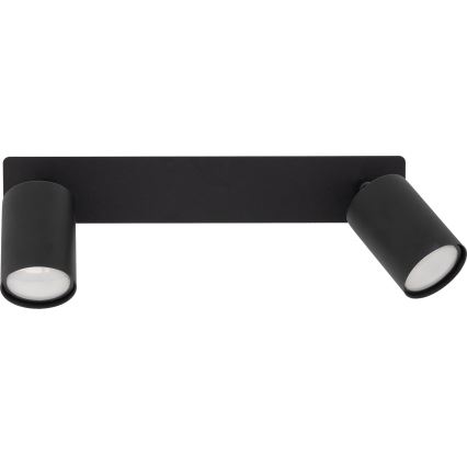 Infälld spotlight NEX 2xGU10/10W/230V svart