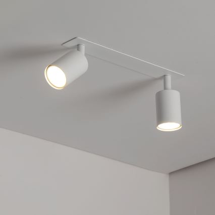 Infälld spotlight NEX 2xGU10/10W/230V vit