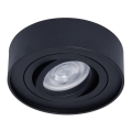 Infälld spotlight NUSA 1xGU5,3/MR16/50W/12V rund svart