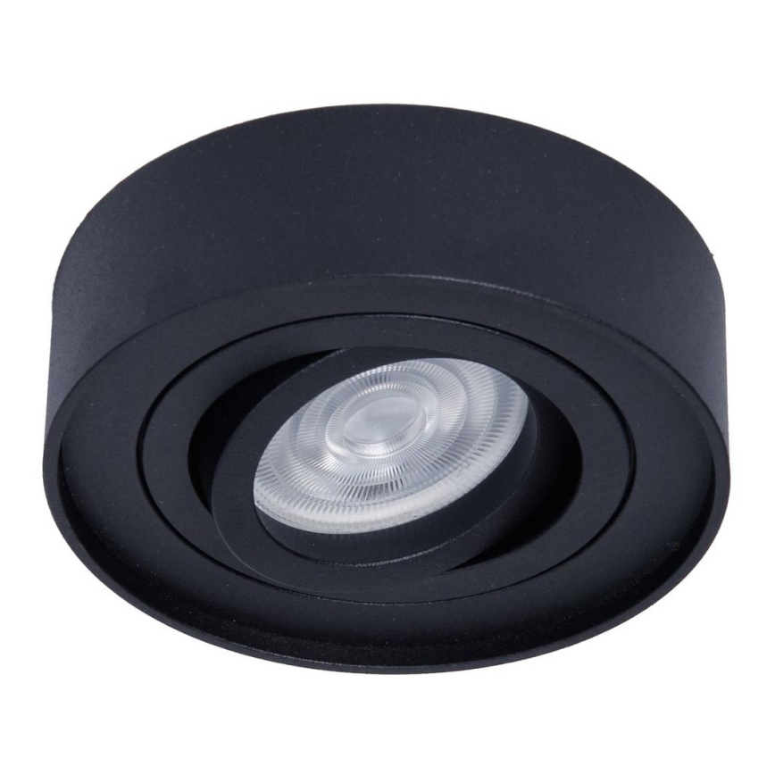 Infälld spotlight NUSA 1xGU5,3/MR16/50W/12V rund svart