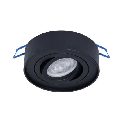 Infälld spotlight NUSA 1xGU5,3/MR16/50W/12V rund svart