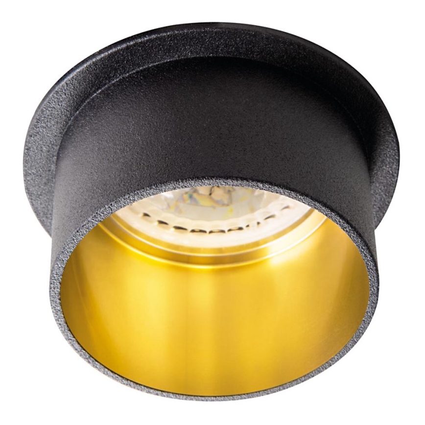 Infälld spotlight SPAG GU10/35W svart/guld