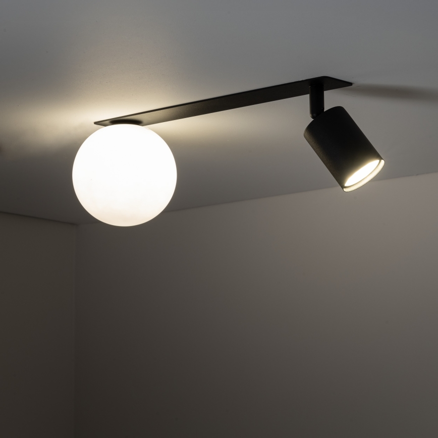 Infälld spotlight VOX 1xG9/8W/230V + 1xGU10/10W svart