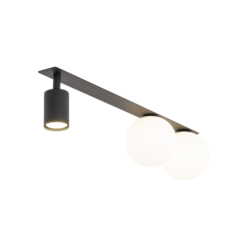Infälld spotlight VOX 2xG9/8W/230V + 1xGU10/10W svart