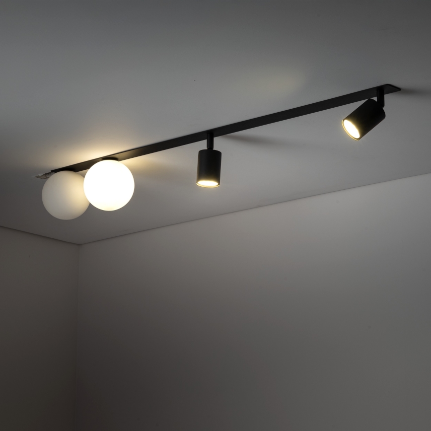 Infälld spotlight VOX 2xG9/8W/230V + 2xGU10/10W svart