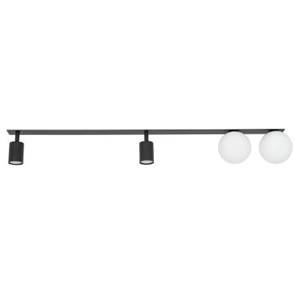 Infälld spotlight VOX 2xG9/8W/230V + 2xGU10/10W svart