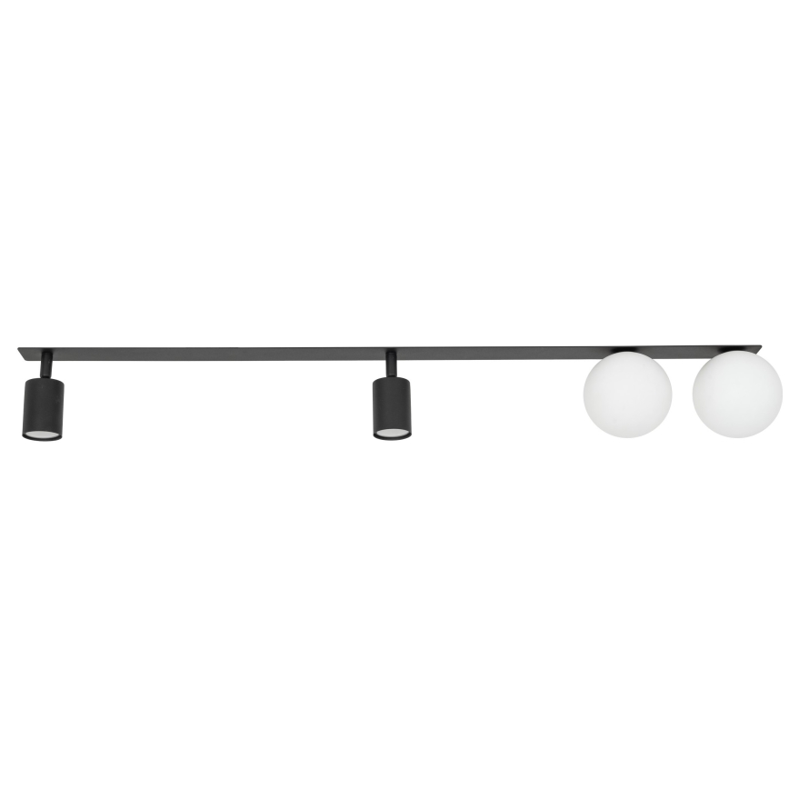 Infälld spotlight VOX 2xG9/8W/230V + 2xGU10/10W svart