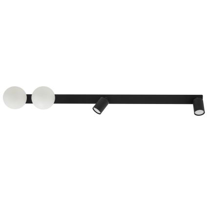 Infälld spotlight VOX 2xG9/8W/230V + 2xGU10/10W svart
