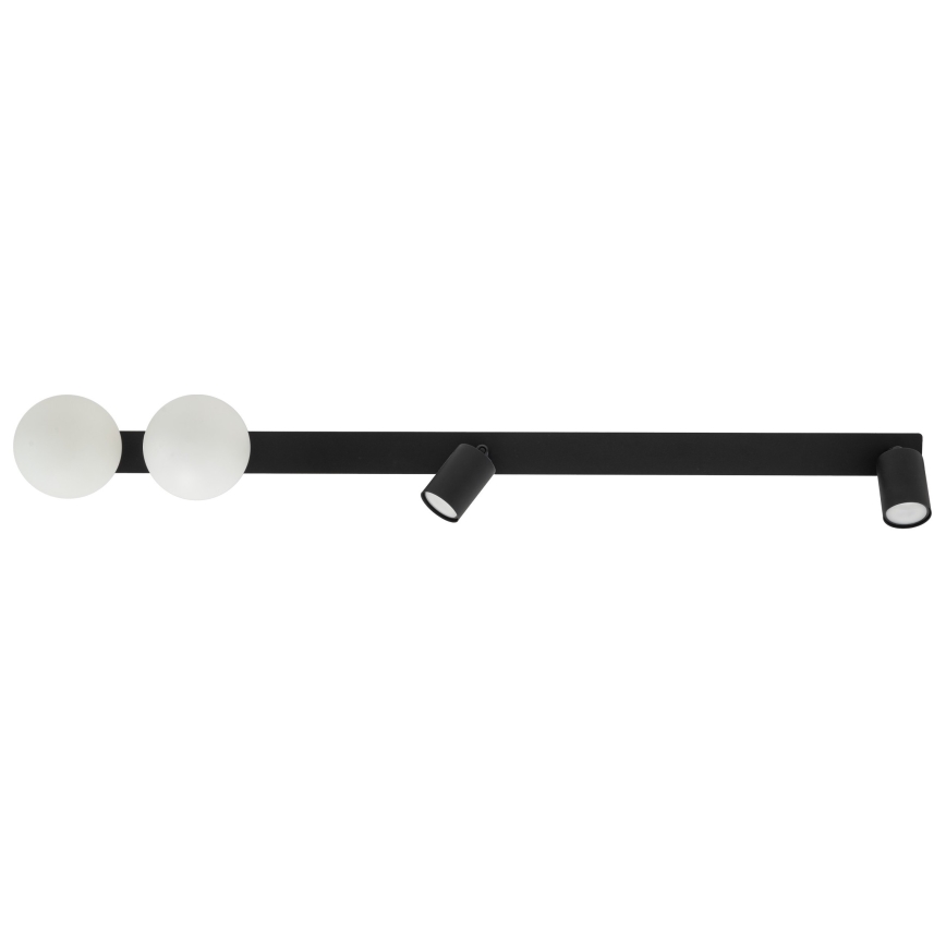 Infälld spotlight VOX 2xG9/8W/230V + 2xGU10/10W svart