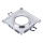 Infälld taklampa 1xGU10/MR16/10W/230V 9x9 cm polerad krom