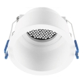 Infälld taklampa GU10 Ø 9 cm vit