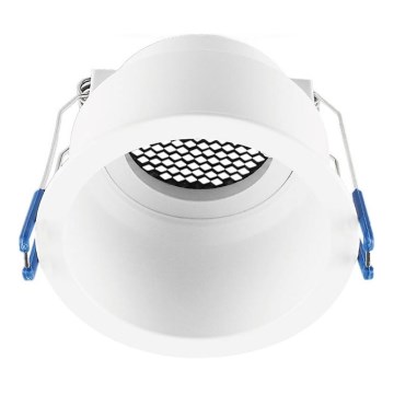 Infälld taklampa GU10 Ø 9 cm vit