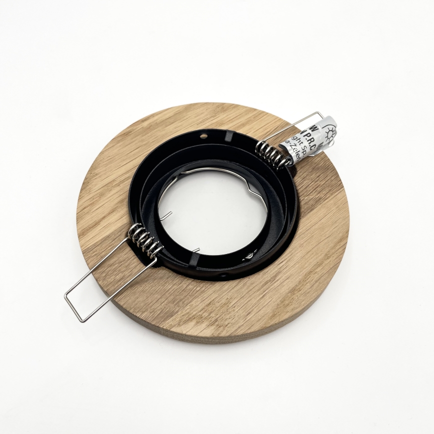 Infälld taklampa TOBBY 1xGU10/20W/230V Ø 11,5 cm ek/svart