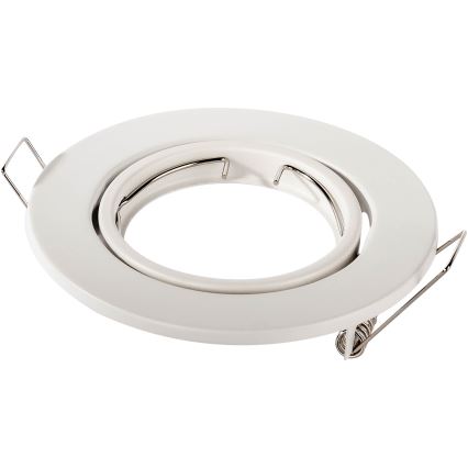 Infälld takspotlight 1xGU10/MR16/10W/230V, Ø 9 cm, vit