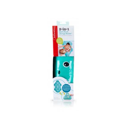 Infantino - Anti-slip bath mat 2i1 sköldpadda