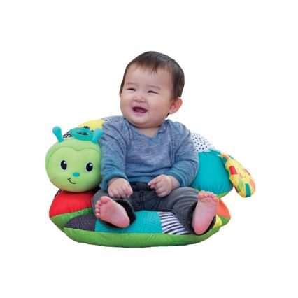 Infantino - Barn tummy time pillow 2i1 larv