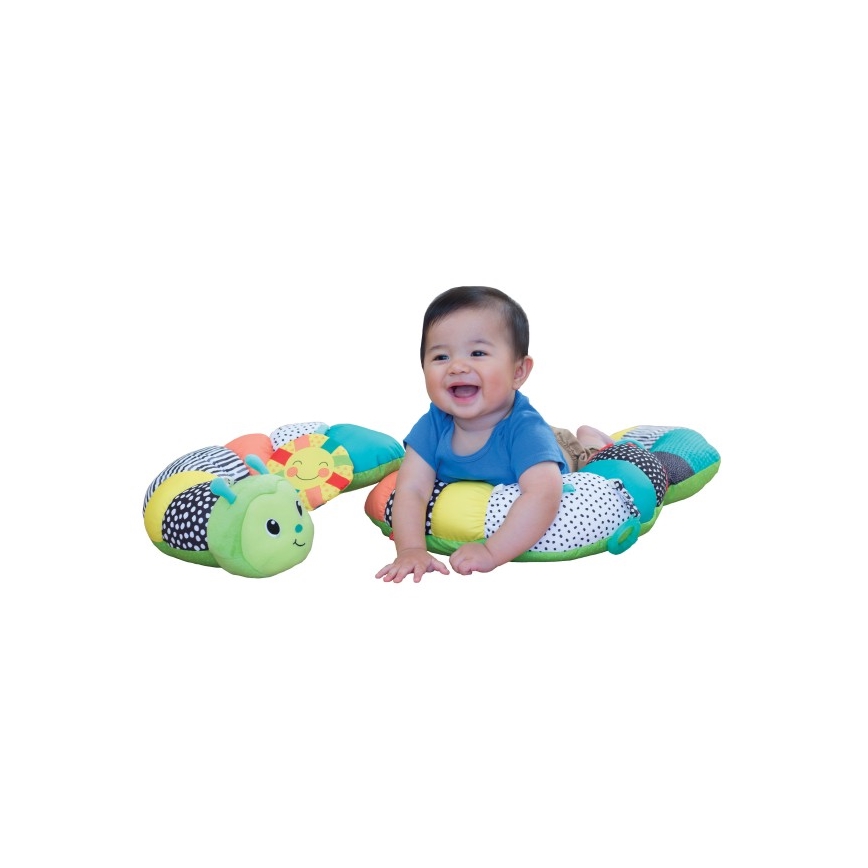 Infantino - Barn tummy time pillow 2i1 larv