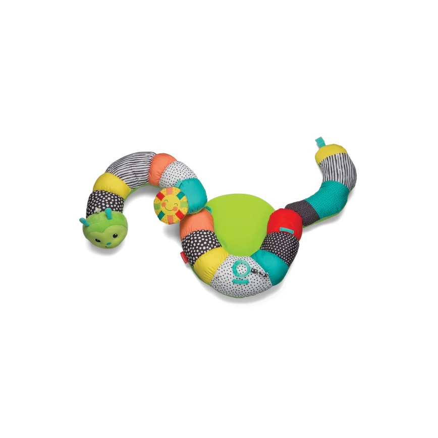 Infantino - Barn tummy time pillow 2i1 larv