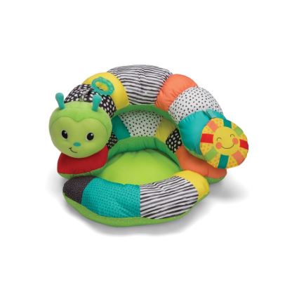 Infantino - Barn tummy time pillow 2i1 larv
