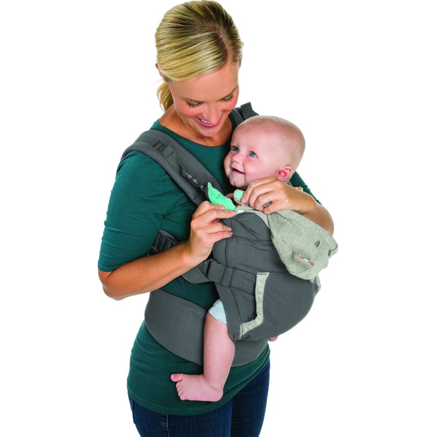 Infantino - Bärsele CUDDLE UP grön