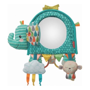 Infantino - Hanging toy med activities och spegel elefant
