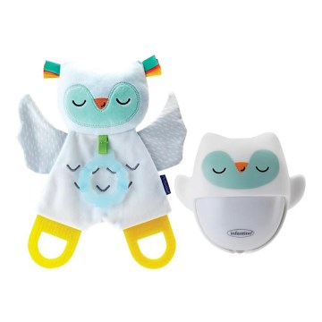 Infantino - Nattlampa med ett gosedjur med ljus Owl