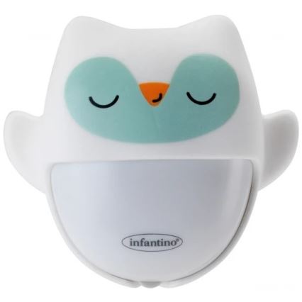 Infantino - Nattlampa med ett gosedjur med ljus Owl