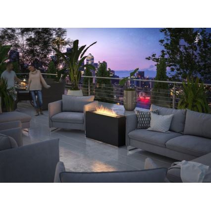 InFire - BIO eldstad 110x65 cm 3,5kW svart