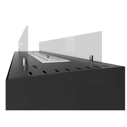 InFire - BIO eldstad 110x65 cm 3,5kW svart