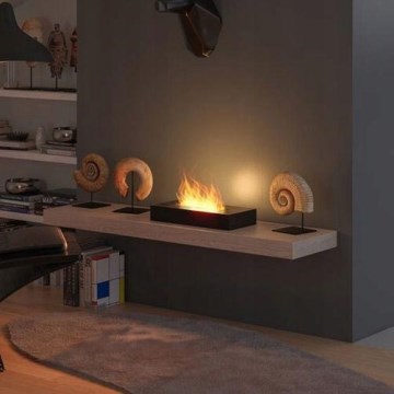 InFire - BIO eldstad 8x40 cm 3kW svart