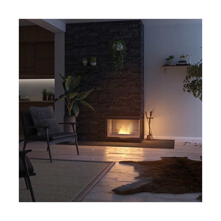 InFire - BIO eldstad 8x50 cm 3kW svart