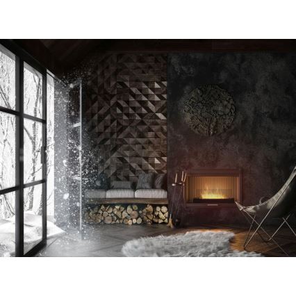 InFire - BIO eldstad 8x60 cm 3kW svart