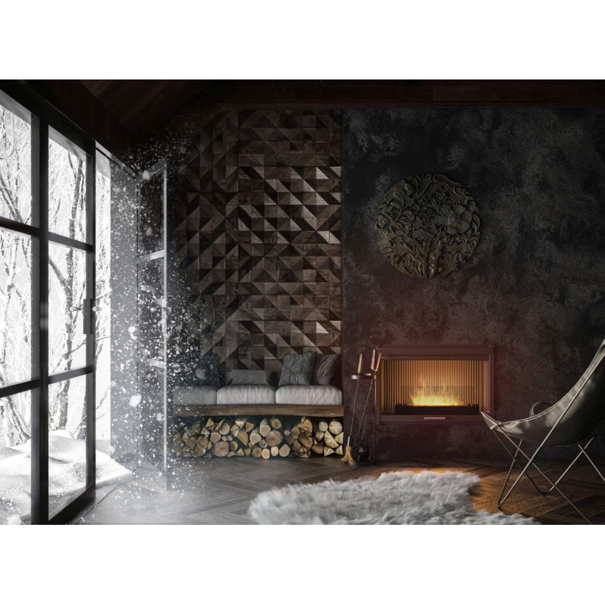 InFire - BIO eldstad 8x60 cm 3kW svart