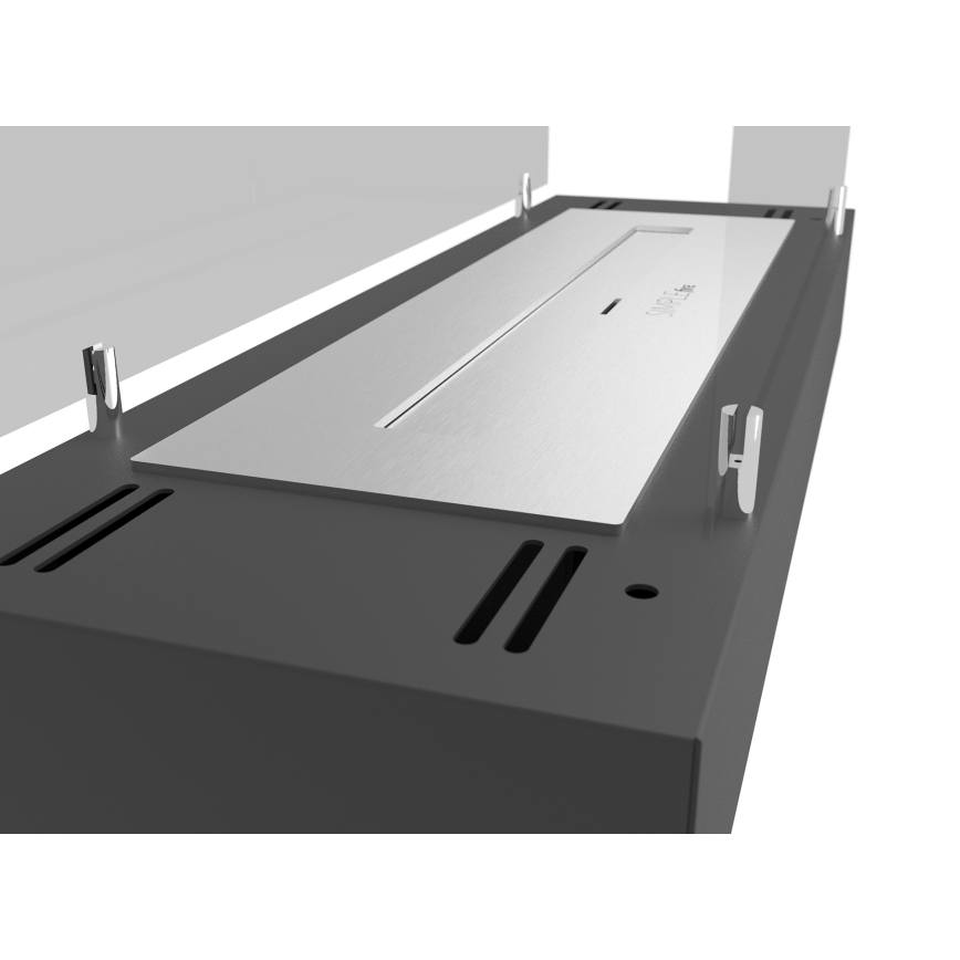 InFire - BIO eldstad 8x60 cm 3kW svart