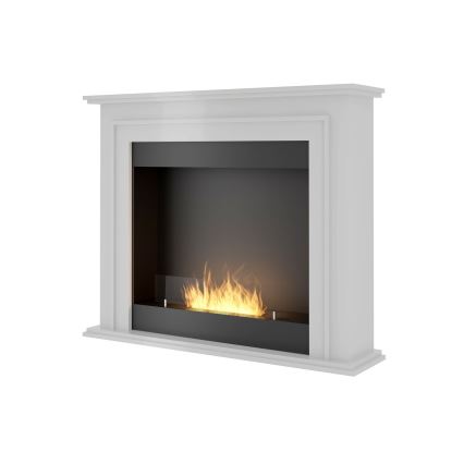InFire - BIO eldstad 90x112,5 cm 3kW vit