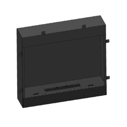 InFire - BIO eldstad 90x112,5 cm 3kW vit