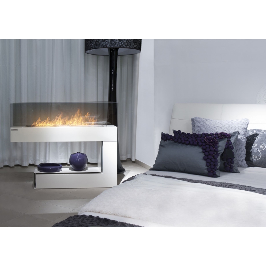 InFire - BIO fireplace 110x85,5 cm 3kW vit
