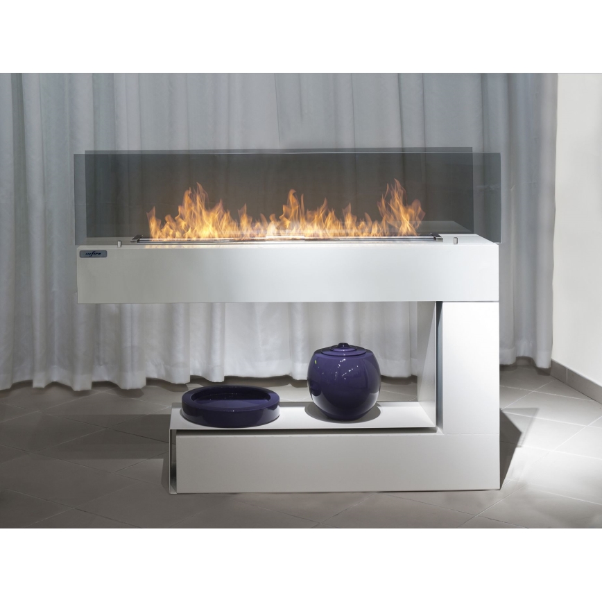 InFire - BIO fireplace 110x85,5 cm 3kW vit