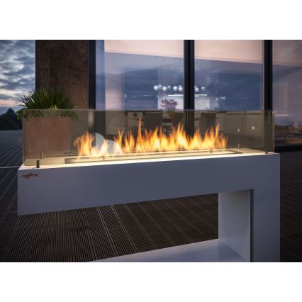 InFire - BIO fireplace 110x85,5 cm 3kW vit