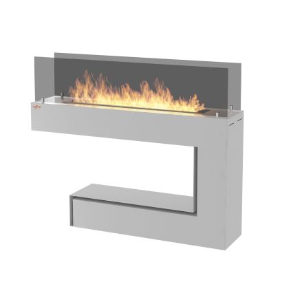 InFire - BIO fireplace 110x85,5 cm 3kW vit
